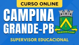 Capa do produto Curso Prefeitura de Campina Grande - PB 2026 - Supervisor Educacional